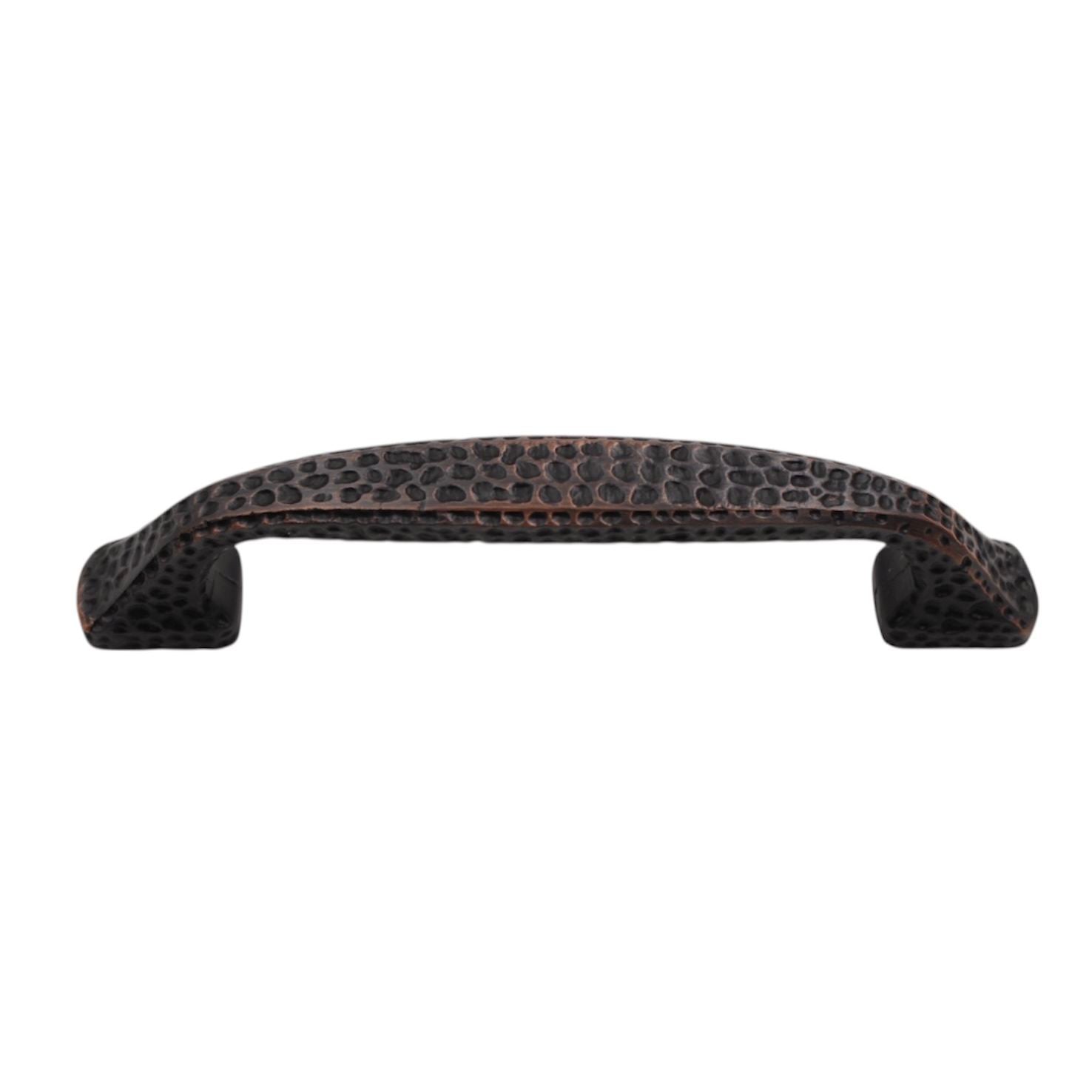 10 Pack Warwick Rustic Bronze Hammered Cabinet 3 3/4" (96mm) CTC Pull DH1005BZ