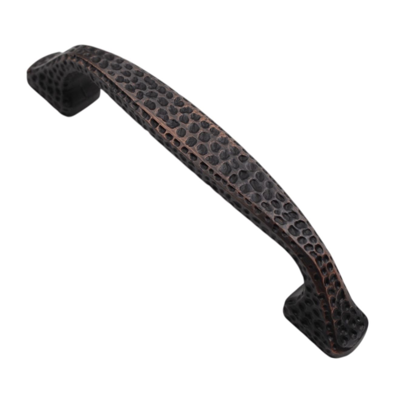 10 Pack Warwick Rustic Bronze Hammered Cabinet 3 3/4" (96mm) CTC Pull DH1005BZ