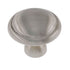 Warwick Traditional Satin Nickel 1 1/4" Ringed Round Cabinet Knob Pull DH1012SN