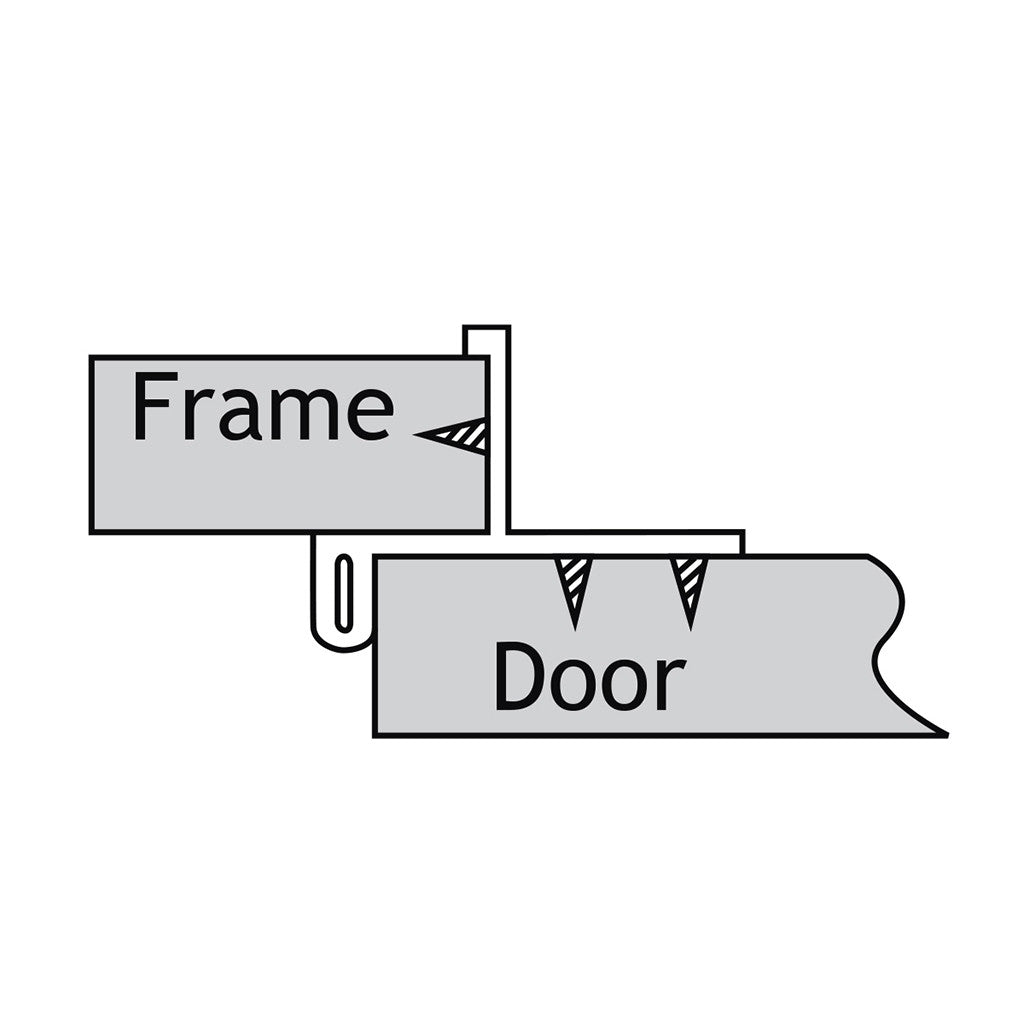 Hickory Hardware Full Wrap Self-Closing Hinge 1/2" Overlay Bronze P5710F-VB