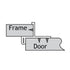 Hickory Hardware Full Wrap Self-Closing Hinge 1/2" Overlay Bronze P5710F-VB