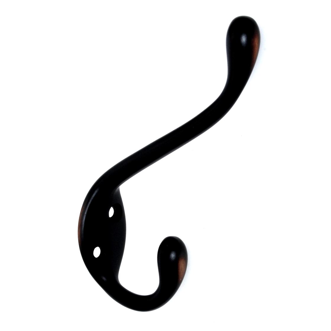 Amerock Noble Large Wall Hook Oil-Rubbed Bronze Double Prong H55451ORB