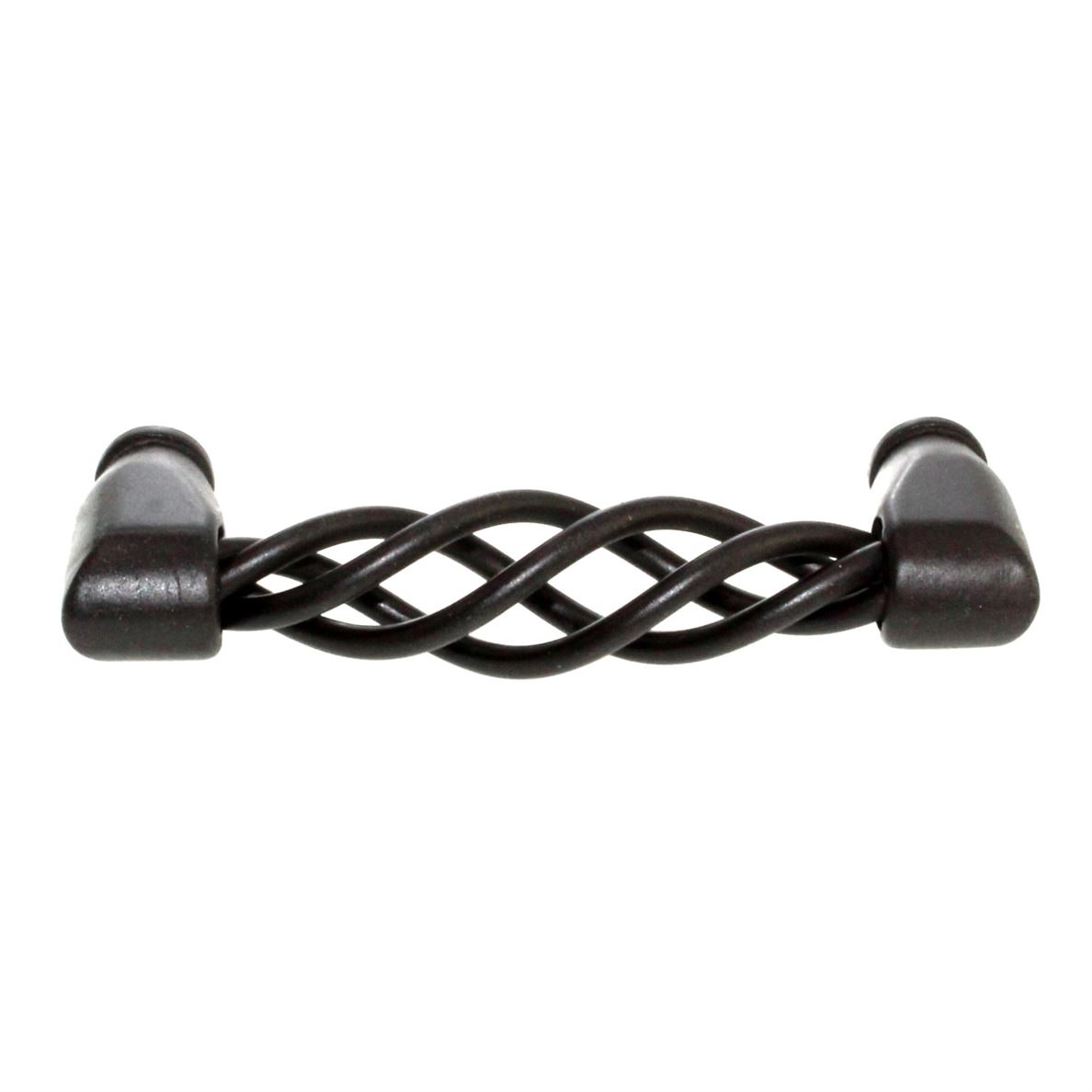 Zurich Dark Copper 3" Ctr Cabinet Bar Pull Birdcage Handle K1300-DACM