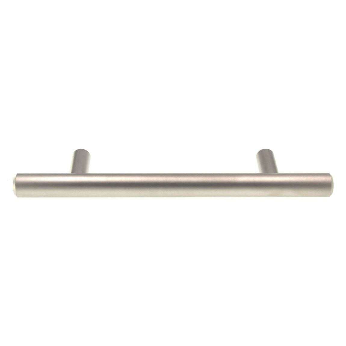 H-Select Sleek & Modern Satin Nickel 3 3/4" (96mm) Ctr Cabinet Bar Pull K146-SN