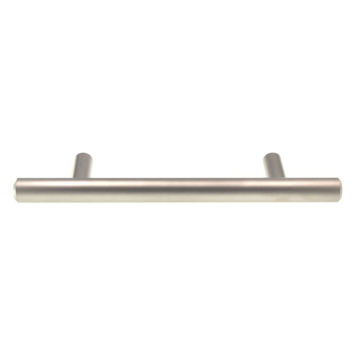 100 Satin Nickel Cabinet Bar Pulls 3 3/4" / 96 mm Centers K146-SN