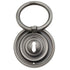 Cabinet or Drawer Ring Pull 2 1/2" Dia. with Backplate Dull Brushed Nickel K2274