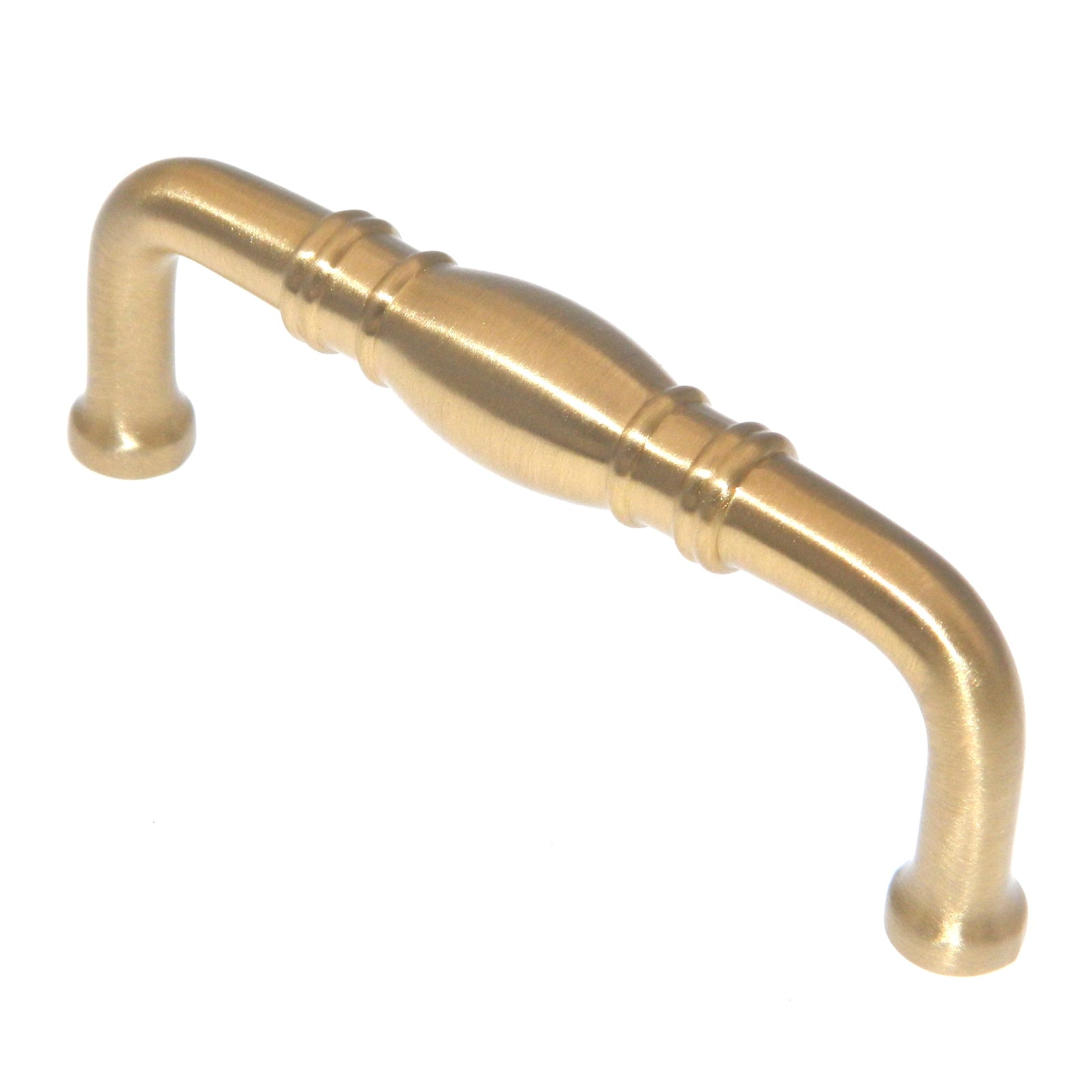 Keeler Power & Beauty Satin Brass 3"cc Cabinet Handle Pull Solid Brass K47-04