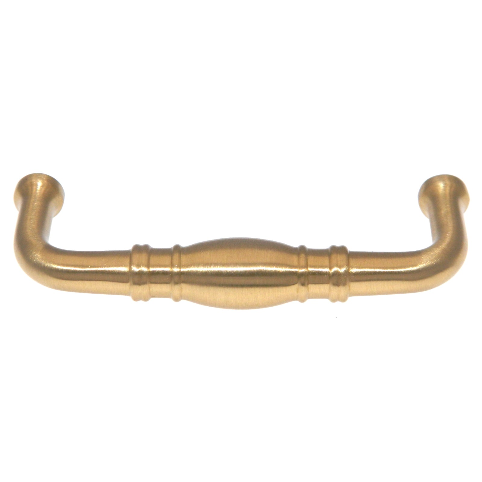 Keeler Power & Beauty Satin Brass 3"cc Cabinet Handle Pull Solid Brass K47-04