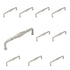 10 Pack Keeler Prestige K53-SS Stainless Steel 5" (128mm)cc Solid Brass Handle Pull