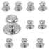 10 Pack Hickory Hardware Sunnyside 1 1/4" Chrome Cabinet Knob with 1 1/2" Base K64-CH