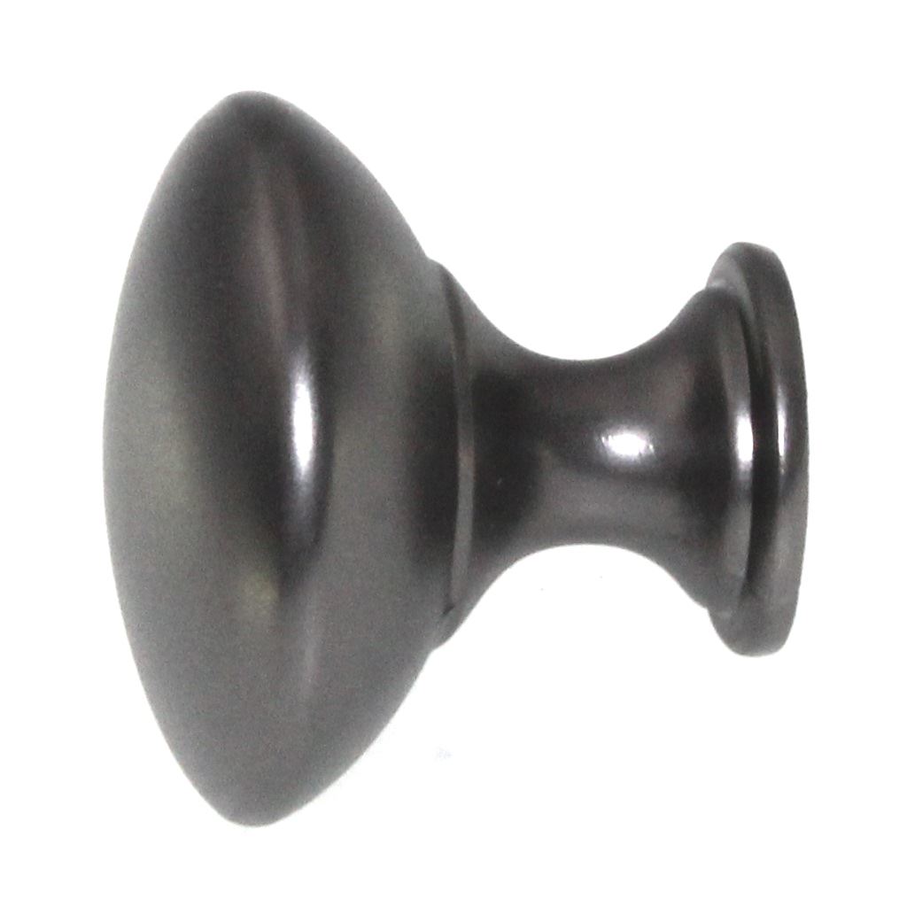 Pride Industrial 1 1/4" Mushroom Round Cabinet Knob Dark Pewter K910DP