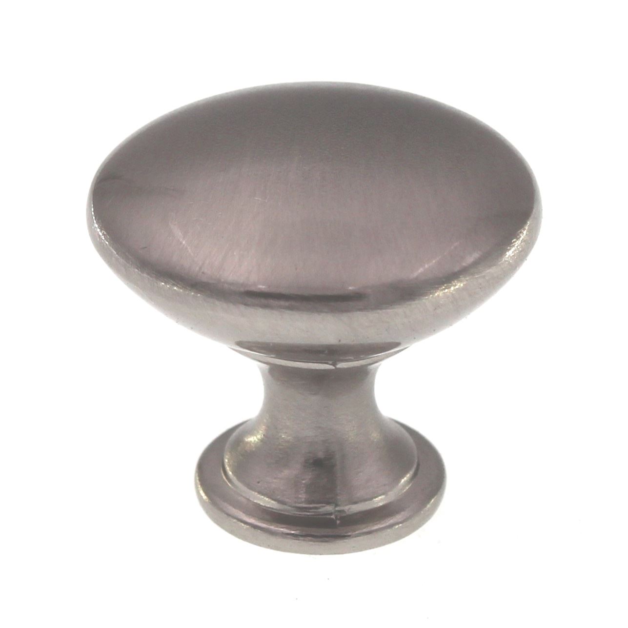 Pride Industrial 1 1/4" Mushroom Round Cabinet Knob Satin Nickel K910SN