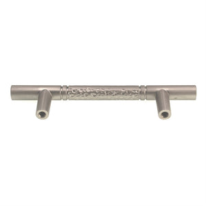 H-Select Hammered Satin Nickel 3" Ctr Cabinet Bar Pull Handle K961-DSN