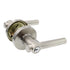 True Value TruGuard Keyed Entry Door Lever Satin Nickel 221763
