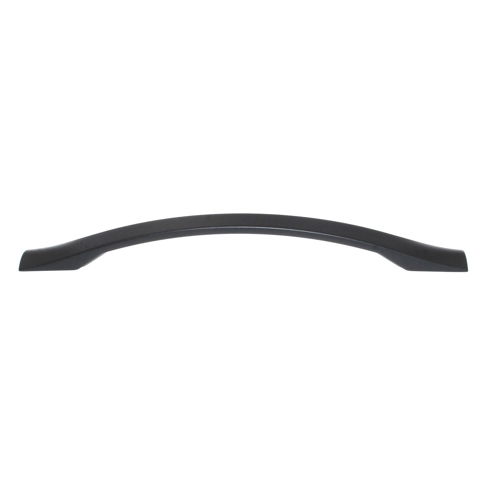 Top Knobs Nouveau Crest Cabinet Arch Pull 6 1/4" CTC Flat Black M1150