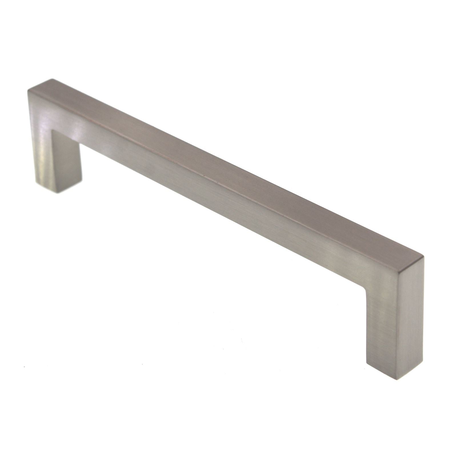 Top Knobs Nouveau Square Bar Pull 5 1/16" (128mm) CTC Brushed Satin Nickel M1158