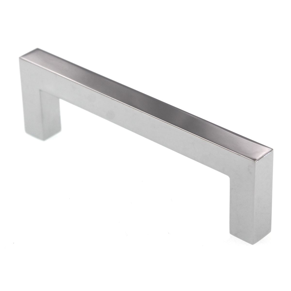 Top Knobs Nouveau Cabinet Square Pull 3 3/4" (96mm) CTC Polished Chrome M1163