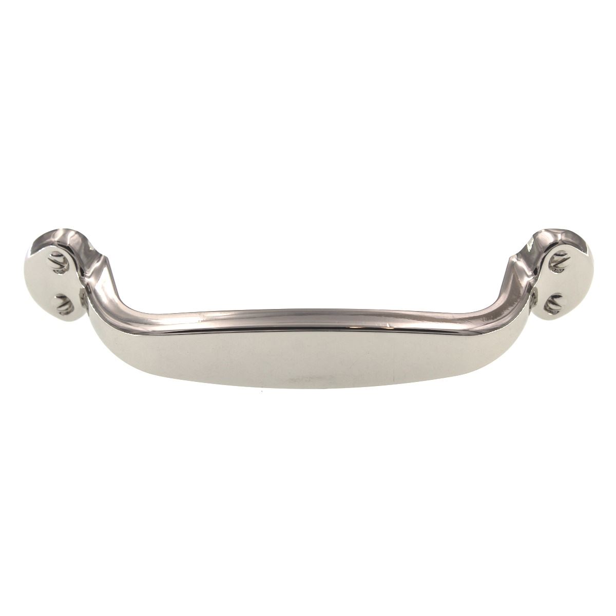 Top Knobs Asbury Cabinet Pull Trunk Pull 3 3/4" (96mm) CTC Polished Nickel M1261