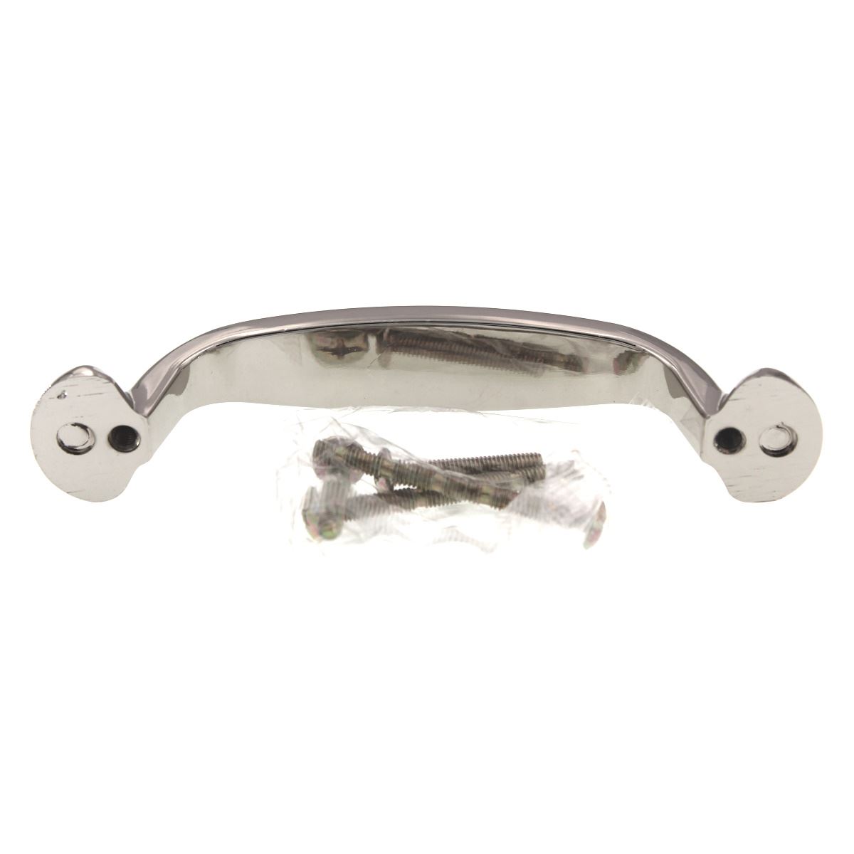 Top Knobs Asbury Cabinet Pull Trunk Pull 3 3/4" (96mm) CTC Polished Nickel M1261