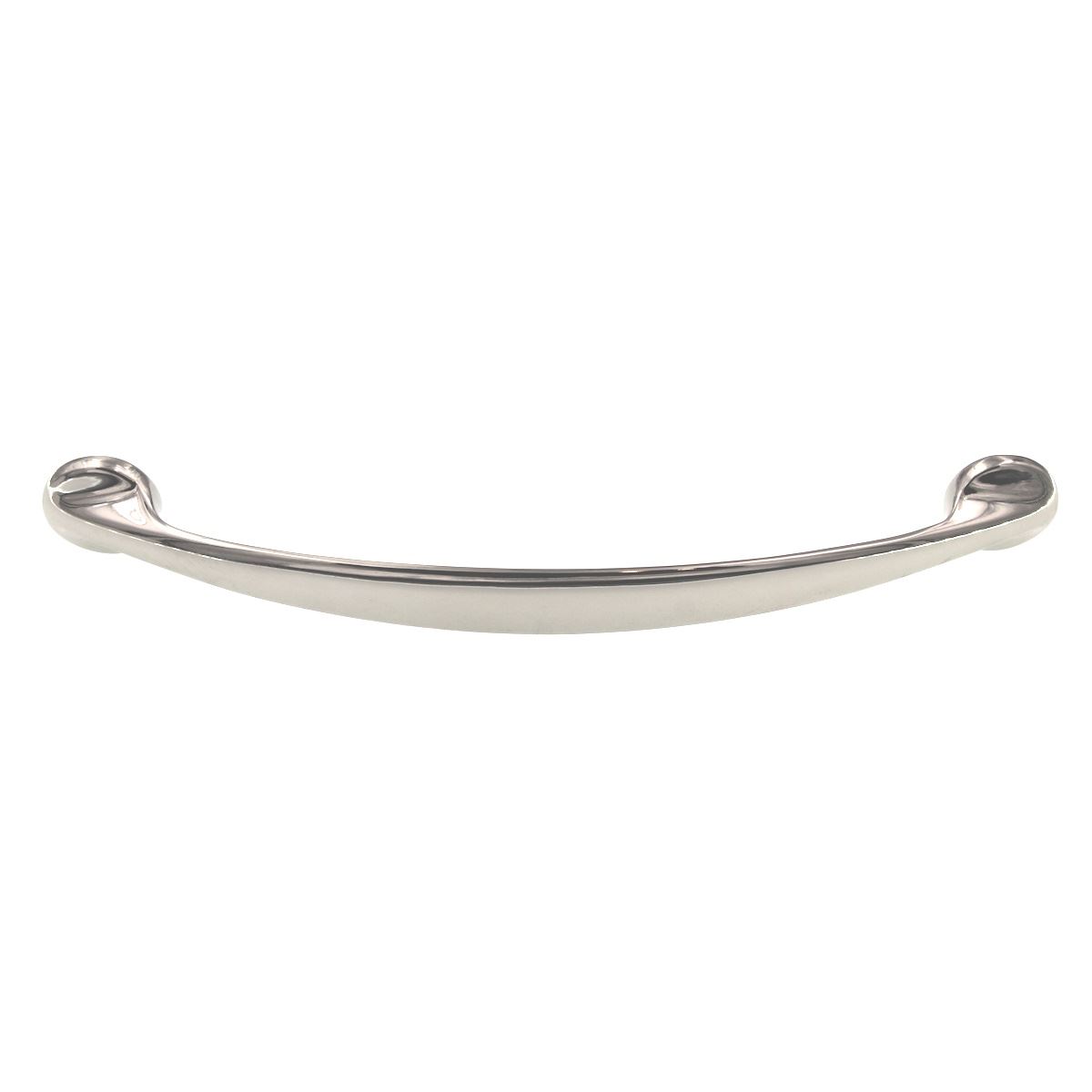 Top Knobs Asbury Mandal Cabinet Pull 5 1/16" (128mm) CTC Polished Nickel M1265