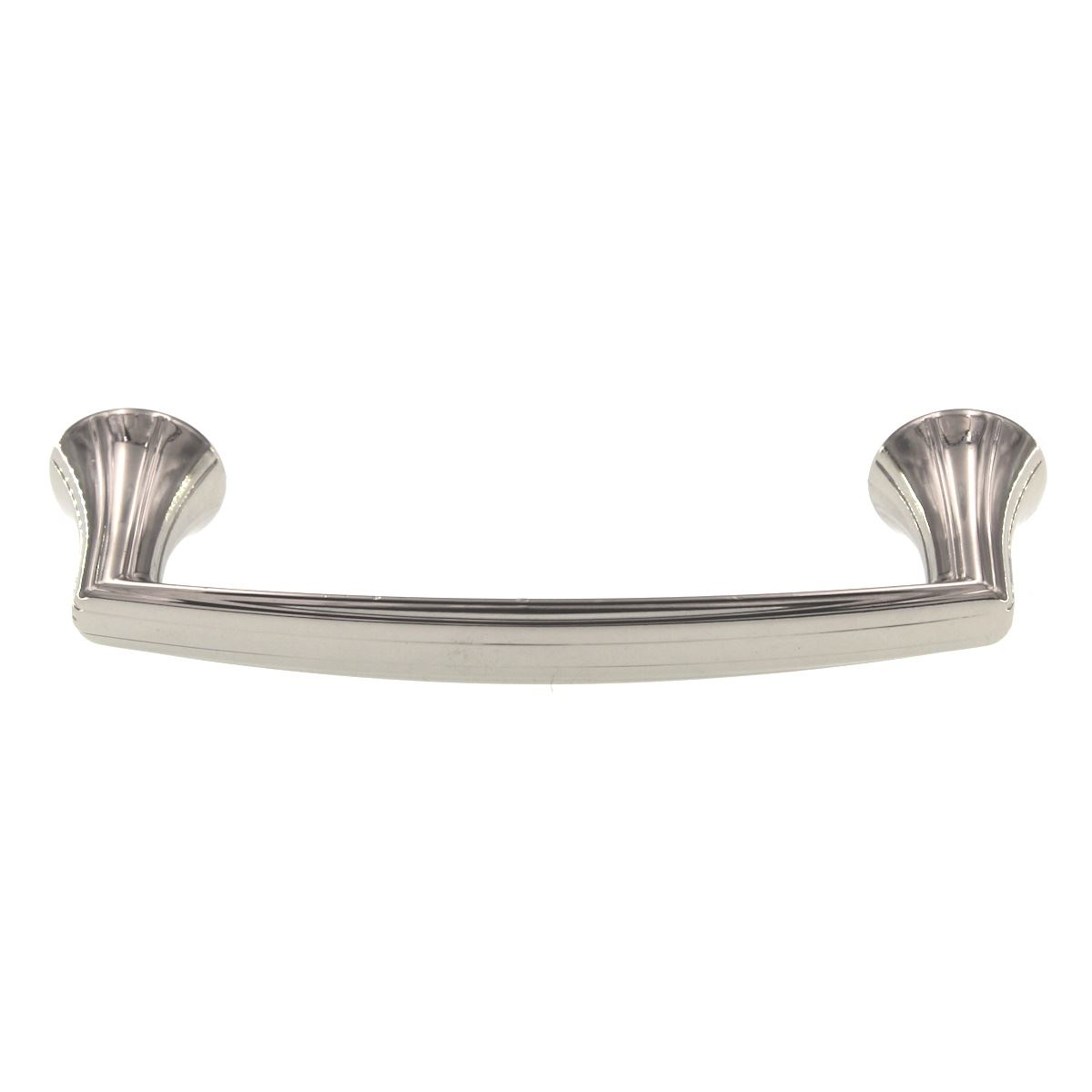 Top Knobs Asbury Rue Cabinet Arch Pull 3 3/4" (96mm) CTC Polished Nickel M1293
