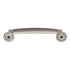 Top Knobs Asbury Rue Cabinet Arch Pull 3 3/4" (96mm) CTC Polished Nickel M1293