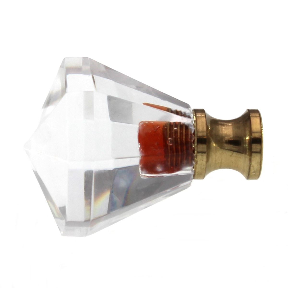 Cliffside Crystal 1 1/4" Cabinet Knob Clear Octagon M13-32