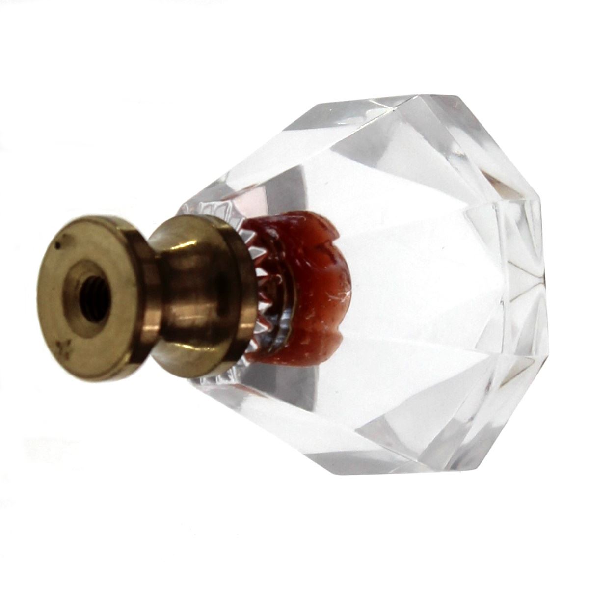 Cliffside Crystal 1 1/4" Cabinet Knob Clear Octagon M13-32