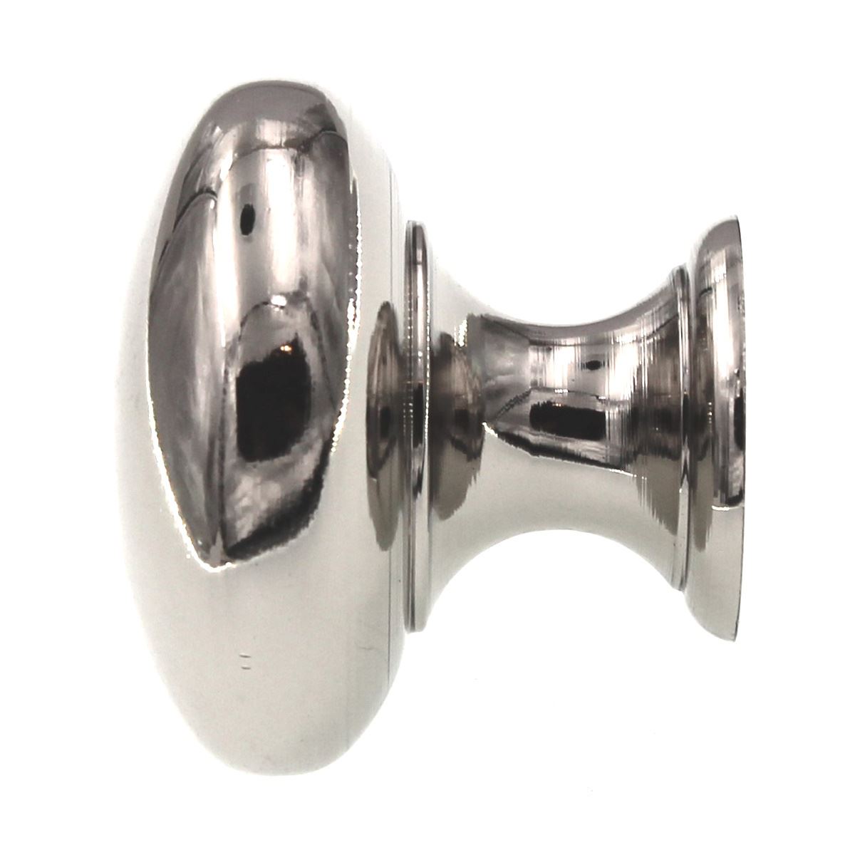 Top Knobs Asbury Brass 1 1/4" Mushroom Cabinet Knob Polished Nickel M1312