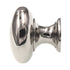Top Knobs Asbury Brass 1 1/4" Mushroom Cabinet Knob Polished Nickel M1312
