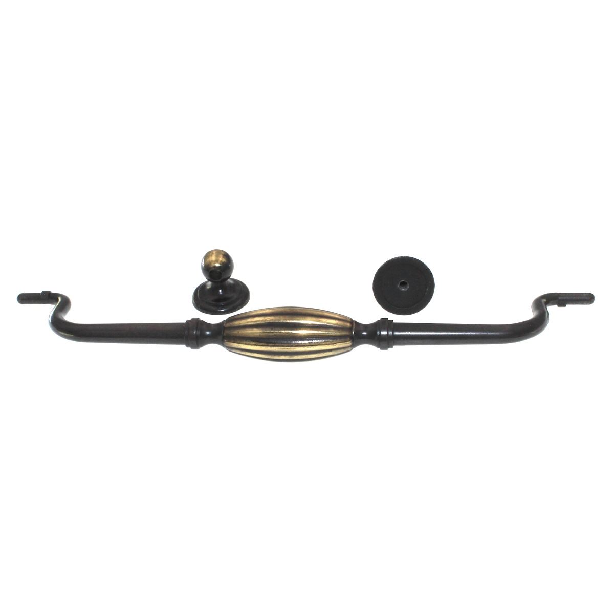Top Knobs Tuscany Drawer Bail Pull 8 13/16" (224mm) CTC Dark Antique Brass M141