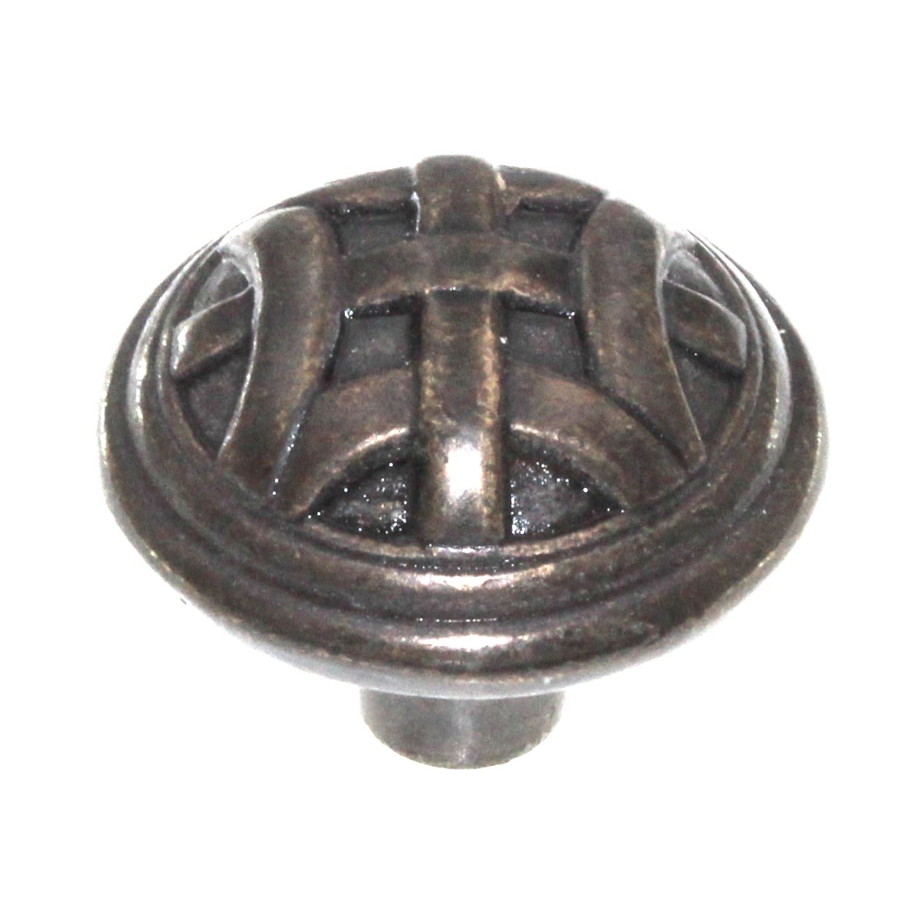 Top Knobs Tuscany Celtic 1 1/4" Mushroom Cabinet Knob German Bronze M160