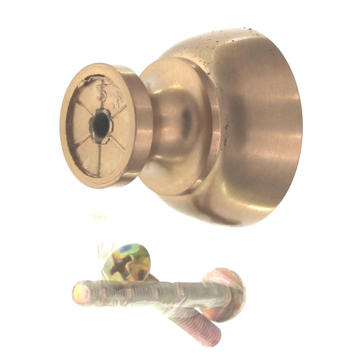 Top Knobs Dakota Bergen 1 1/4" Flat Top Round Cabinet Knob Brushed Bronze M1605