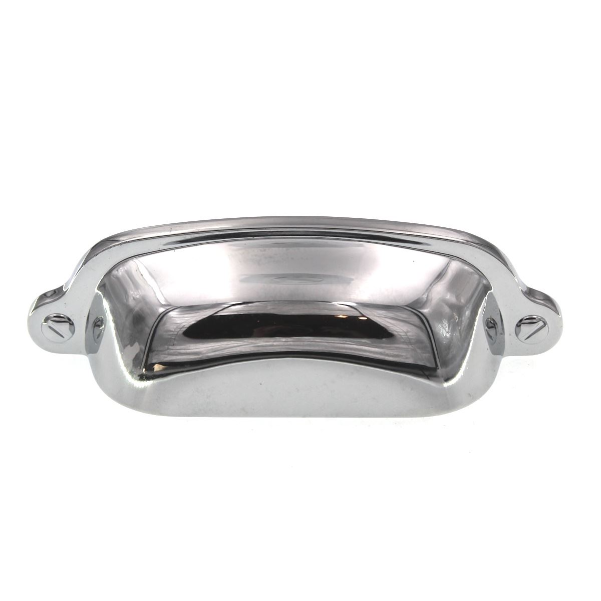 Top Knobs Dakota Charlotte Drawer Cup Pull 2 9/16" CTC Polished Chrome M1911