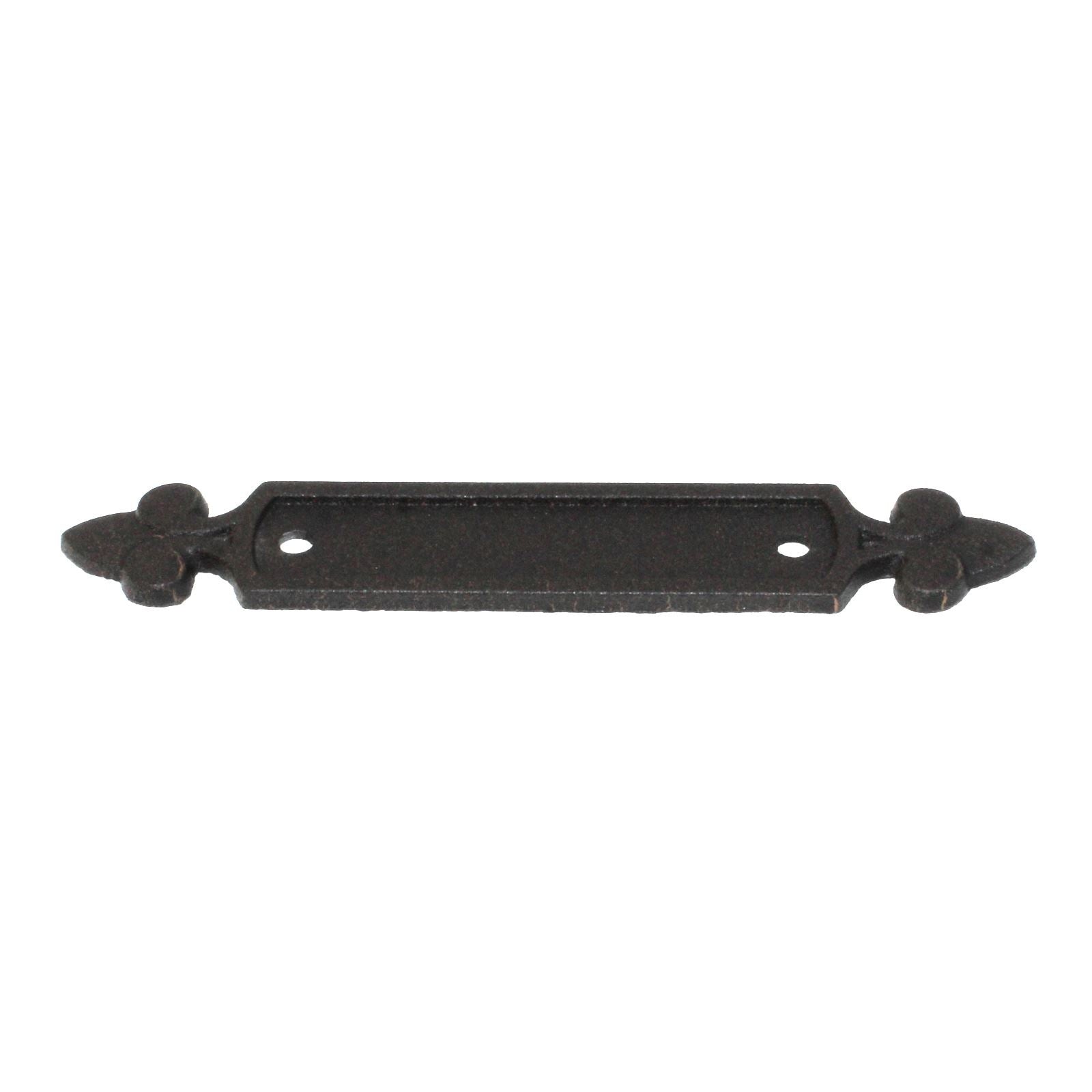 Top Knobs Tuscany Dover Cabinet Backplate for 2 1/2" CTC Pull Rust TKM194