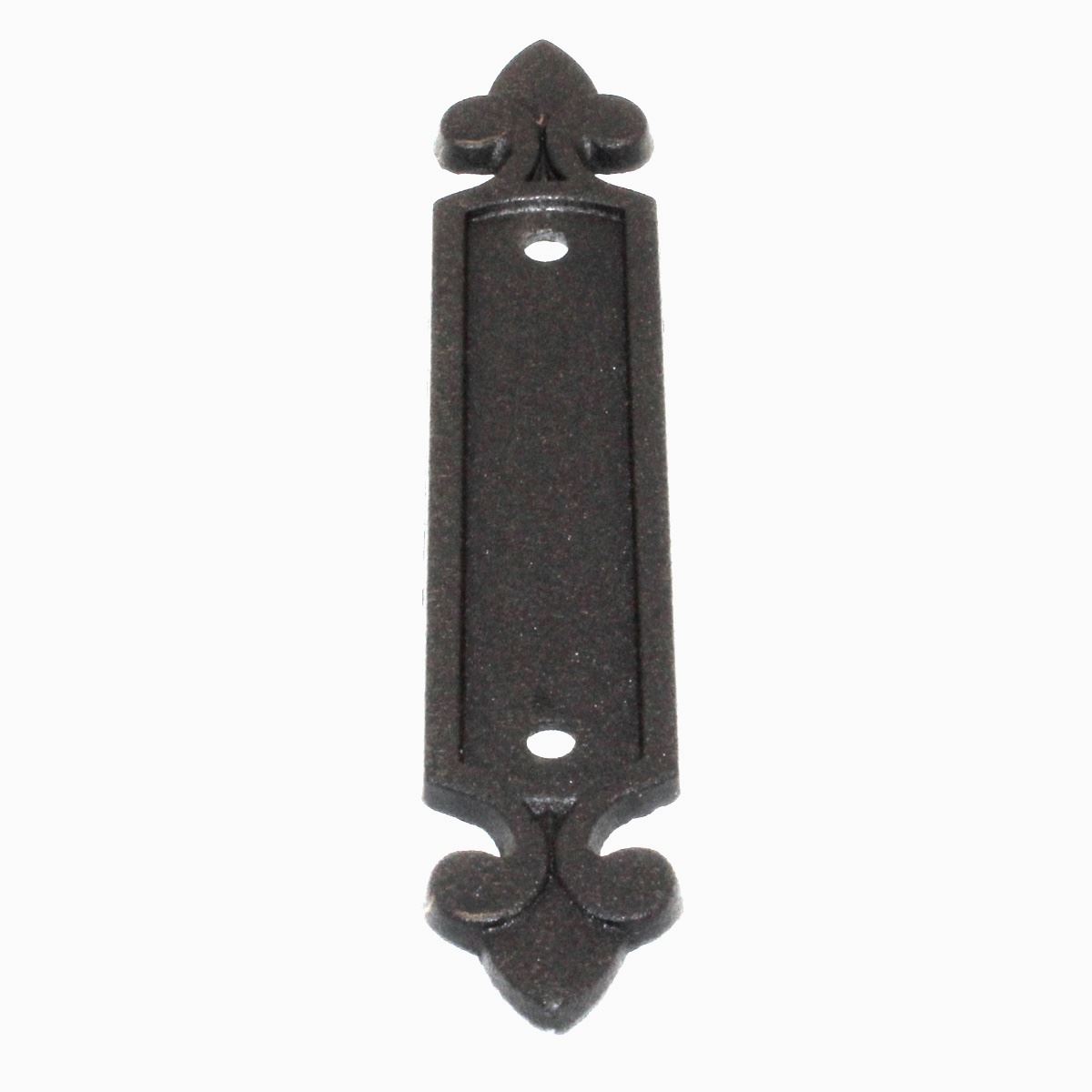 Top Knobs Tuscany Dover Cabinet Backplate for 2 1/2" CTC Pull Rust TKM194