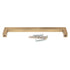 Top Knobs Nouveau Cabinet Square Pull 6 5/16" (160mm) CTC Honey Bronze M2155