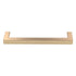 Top Knobs Nouveau Cabinet Square Pull 5 1/16" (128mm) CTC Honey Bronze M2157