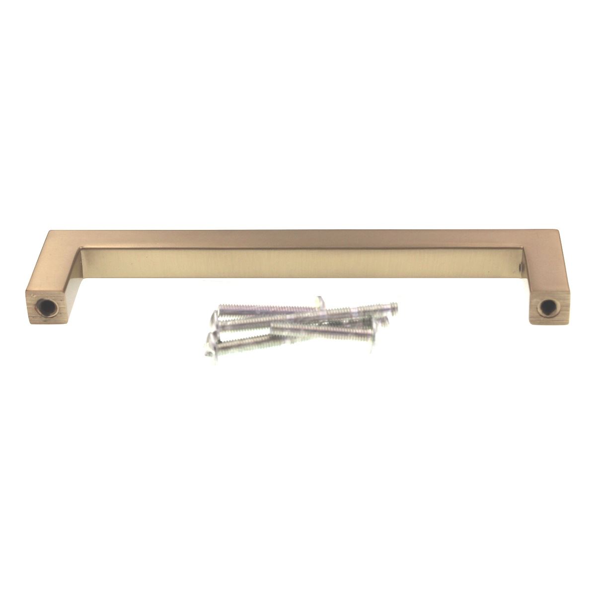 Top Knobs Nouveau Cabinet Square Pull 5 1/16" (128mm) CTC Honey Bronze M2157
