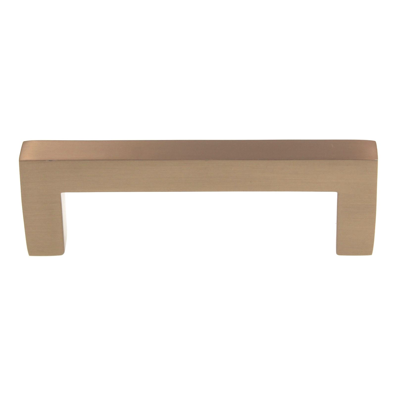 Top Knobs Nouveau Cabinet Square Pull 3 3/4" (96mm) CTC Honey Bronze M2159