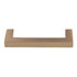 Top Knobs Nouveau Cabinet Square Pull 3 3/4" (96mm) CTC Honey Bronze M2159