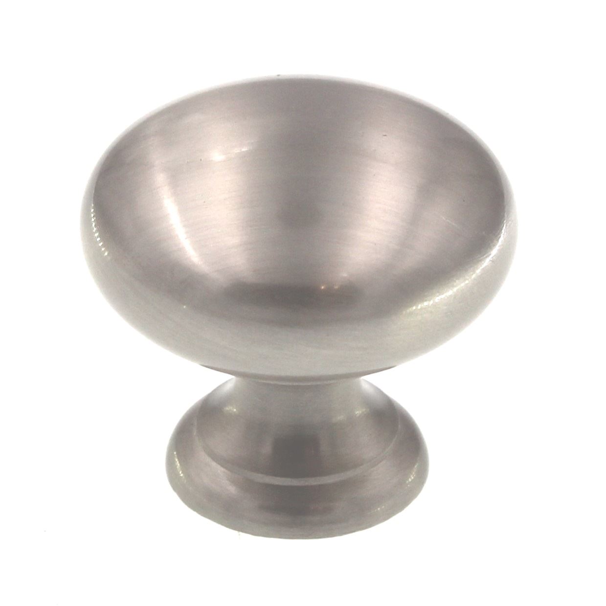Top Knobs Somerset Brass 1 1/4" Mushroom Cabinet Knob Brushed Satin Nickel M281
