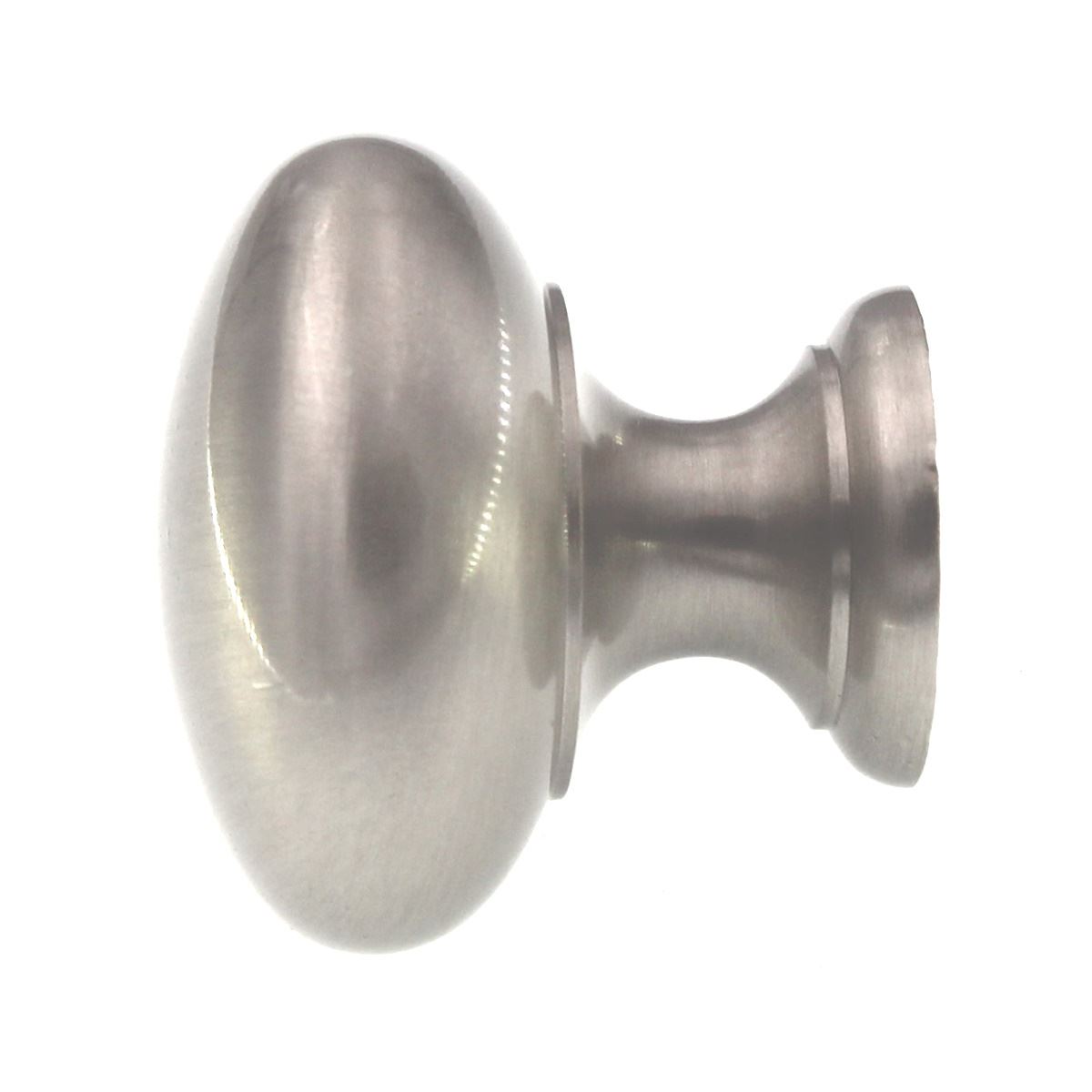 Top Knobs Somerset Brass 1 1/4" Mushroom Cabinet Knob Brushed Satin Nickel M281