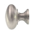 Top Knobs Somerset Brass 1 1/4" Mushroom Cabinet Knob Brushed Satin Nickel M281