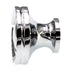 Top Knobs Somerset Brass 1 1/4" Button Faced Cabinet Knob Polished Chrome M291