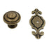 Top Knobs Brittania Canterbury 1 1/4" Knob with Backplate German Bronze M31