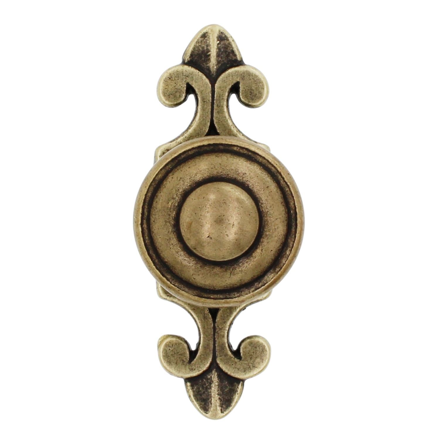 Top Knobs Brittania Canterbury 1 1/4" Knob with Backplate German Bronze M31