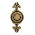 Top Knobs Brittania Canterbury 1 1/4" Knob with Backplate German Bronze M31