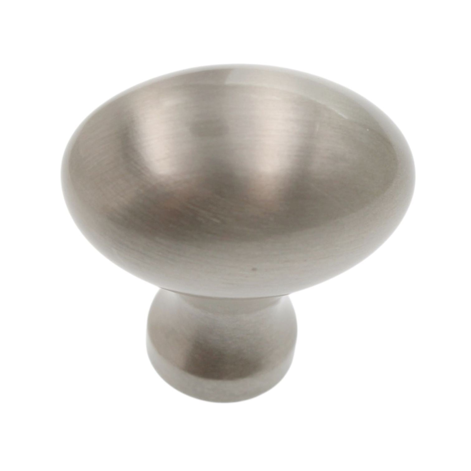 Top Knobs Somerset Steel 1 1/4" Egg Cabinet Knob Brushed Satin Nickel M370