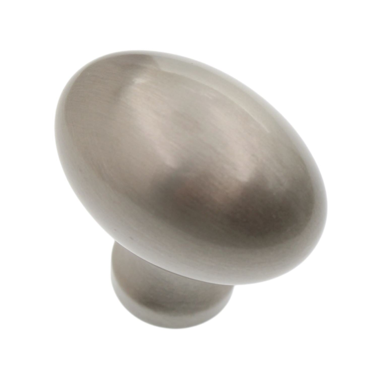 Top Knobs Somerset Steel 1 1/4" Egg Cabinet Knob Brushed Satin Nickel M370
